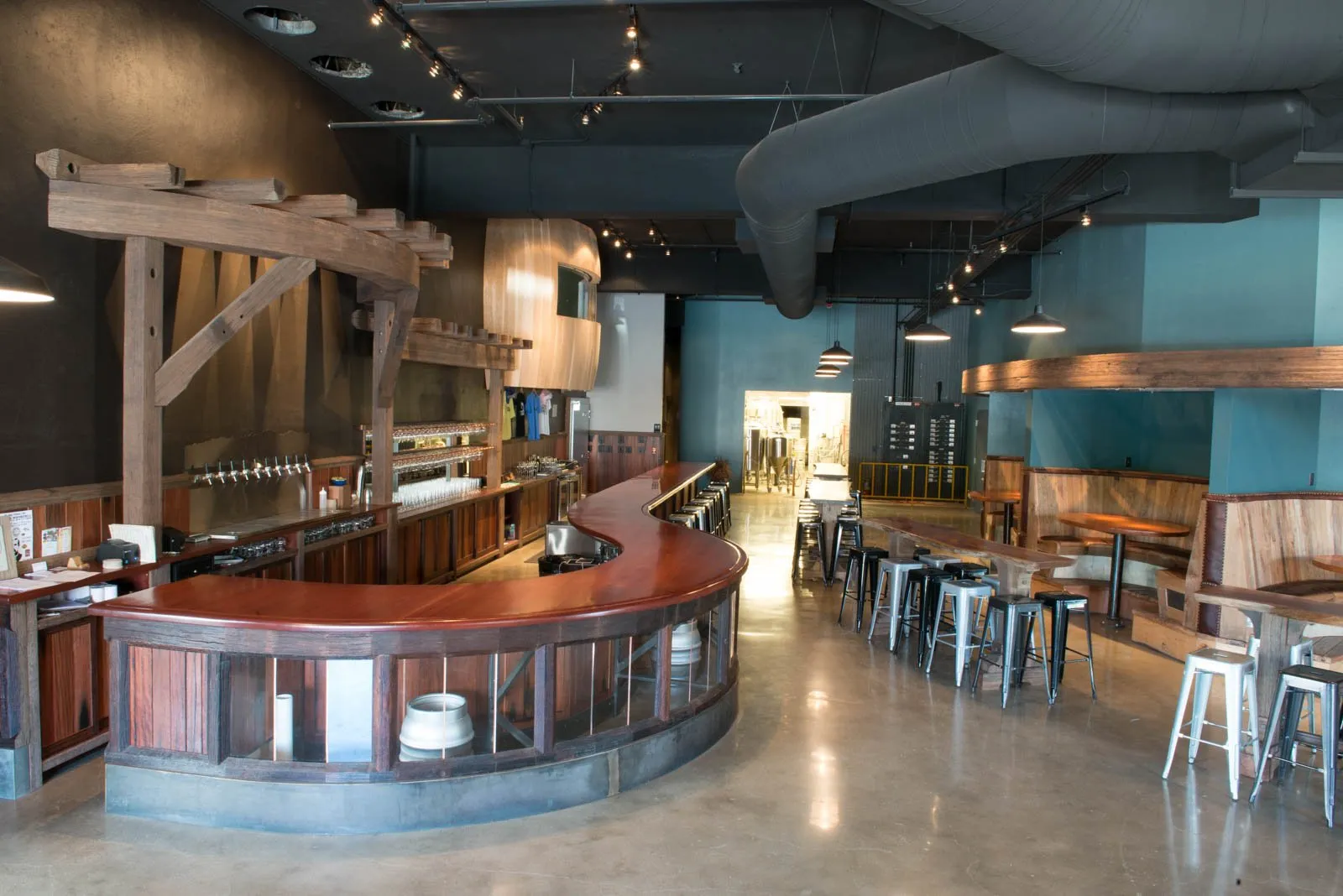 Interior of HayCamp Brewery in Rapid City, SD