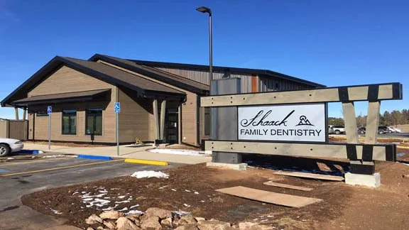 Outside of Schaack Family Dentistry Office in Rapid City, SD