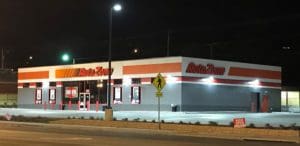 Exterior of AutoZone in Rapid City, SD