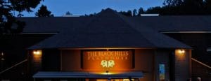 Exterior lighting of The Black Hills Playhouse