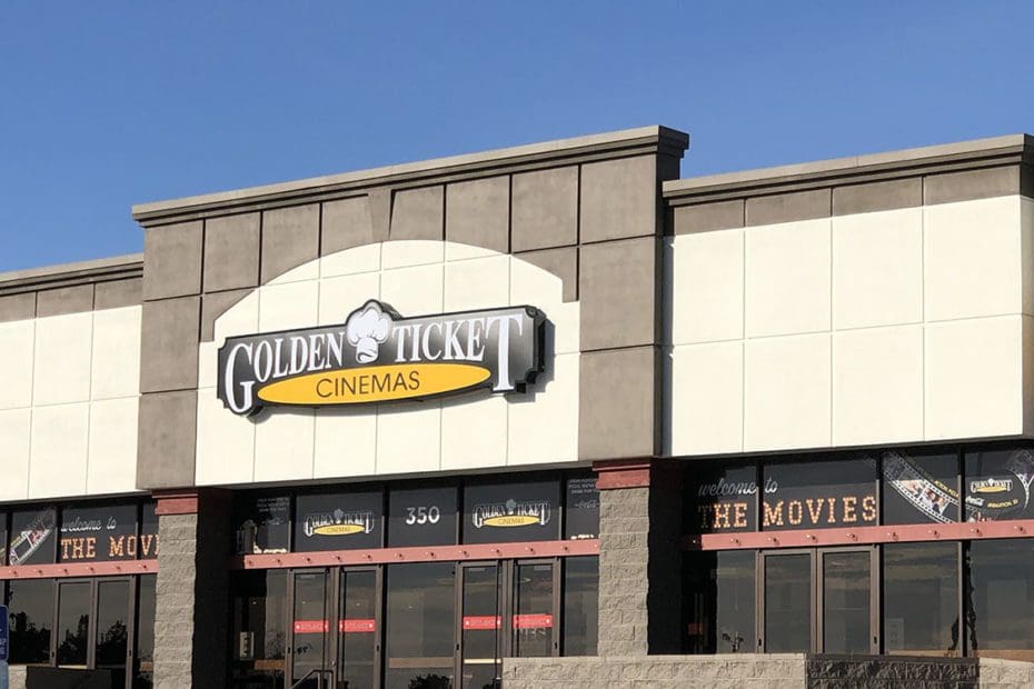 Exterior Golden Ticket Cinemas Rushmore 7 in Rapid City, SD