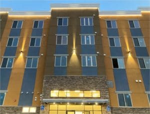 Exterior of KC Lofts in Rapid City, SD