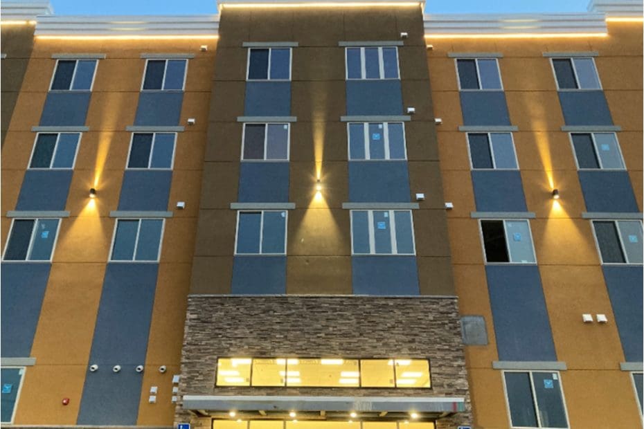 Exterior of KC Lofts in Rapid City, SD