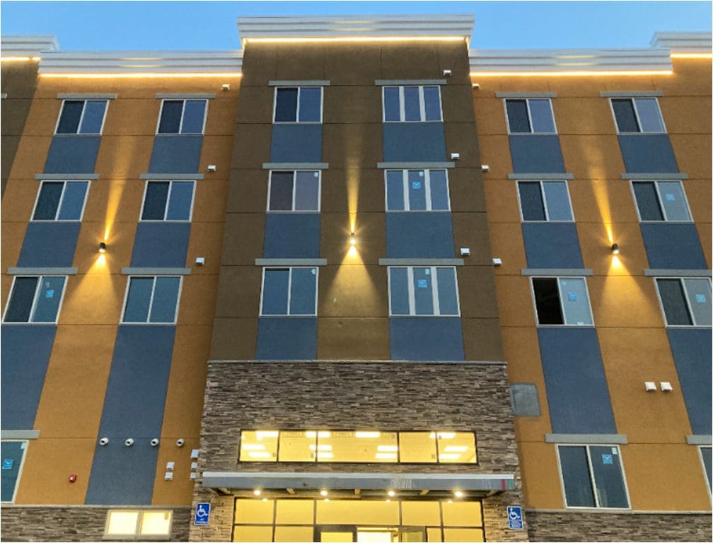 Exterior of KC Lofts in Rapid City, SD