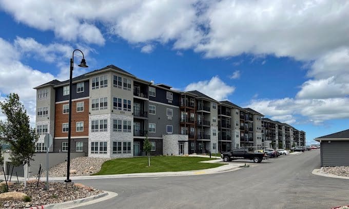 Exterior of Tallgrass Apartments in Rapid City, SD